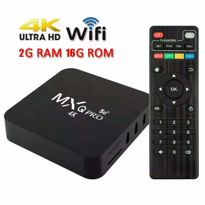 Versione globale 2024 Android10 Smart TV Box Home Theater TV Set-top Box 4K HDR10 2.4G WIFI Streaming Media Player