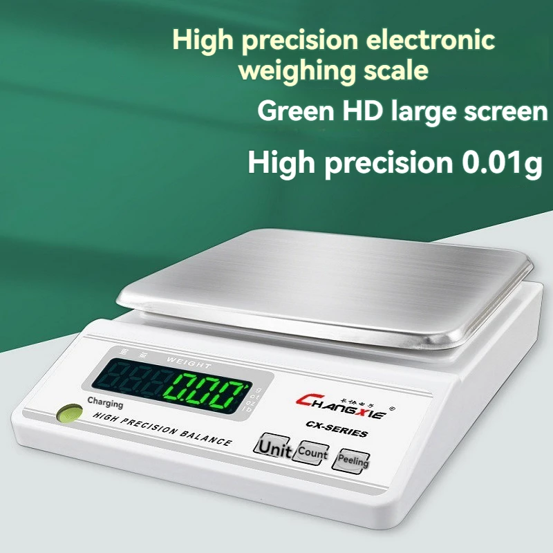 

High Precision Electronic Balance Scale, 0.01g Gold Jewelry Scale, Precision Counting Table Scale, Gram Laboratory Scale