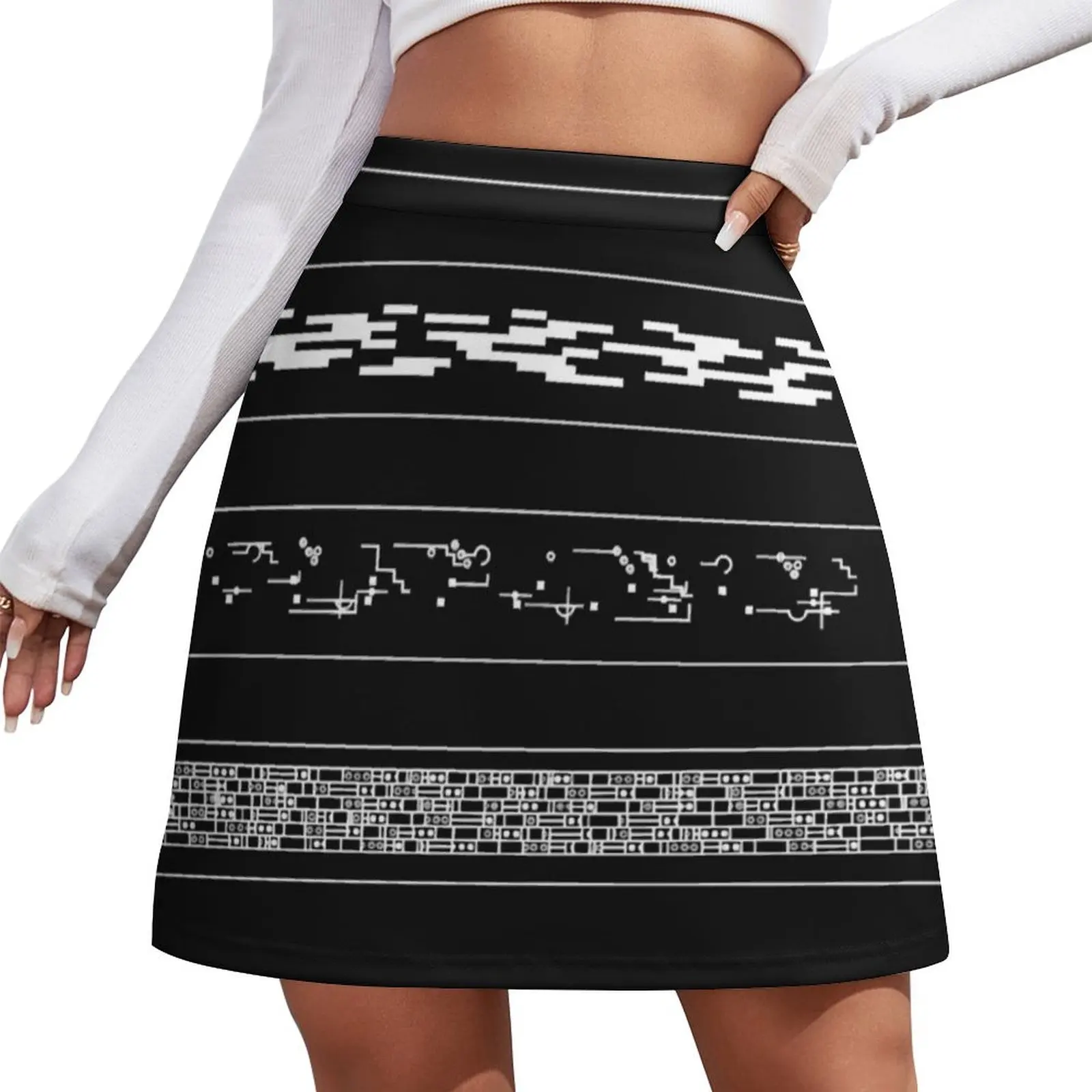 Music for airports Mini Skirt Woman clothing skorts for women women's summer dress 2026 Mini Skirt