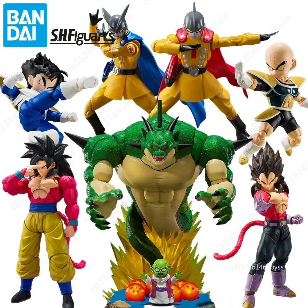 

Original BANDAI SHF Dragon Ball S H Figuarts SUPER HERO Limited SSJ2 SSJ4 Goku Vegeta Gohan Android 16 Action Figures Toy Gift