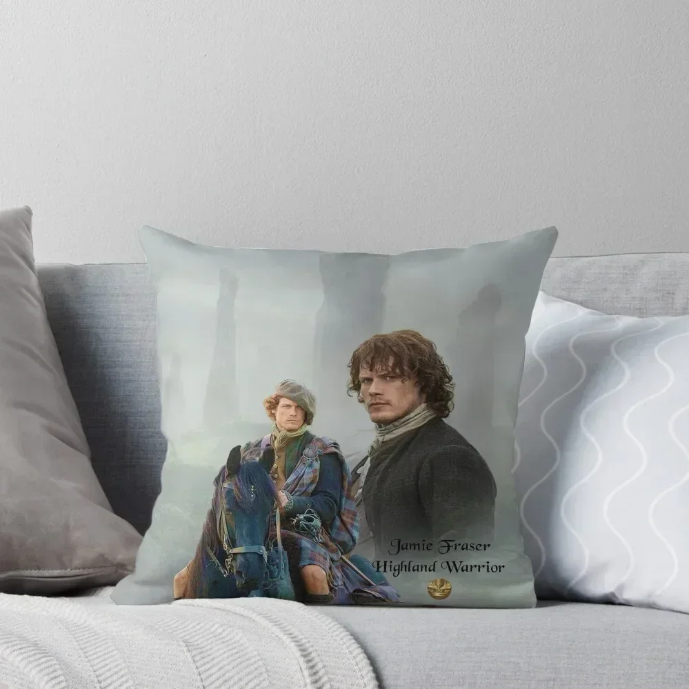 

Jamie Fraser-Highland Warrior/Outlander Throw Pillow luxury decor Pillow Cases Decorative Decorative pillowcase pillow