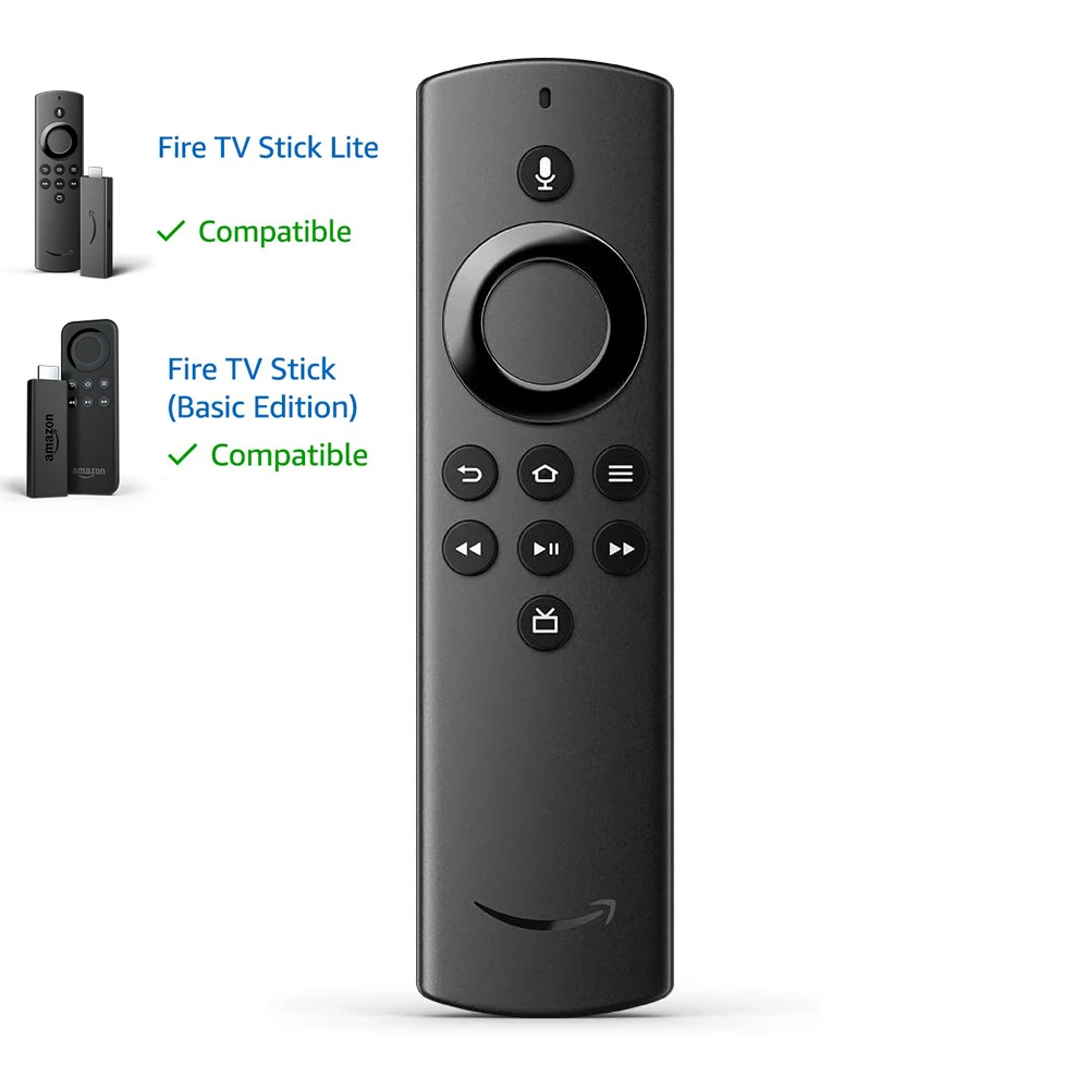 

H69A73 для Amazon Fire TV Stick Alexa Voice Remote Lite 2020 релиз L5B83H 433 МГц Черный пульт дистанционного управления Бесплатная доставка