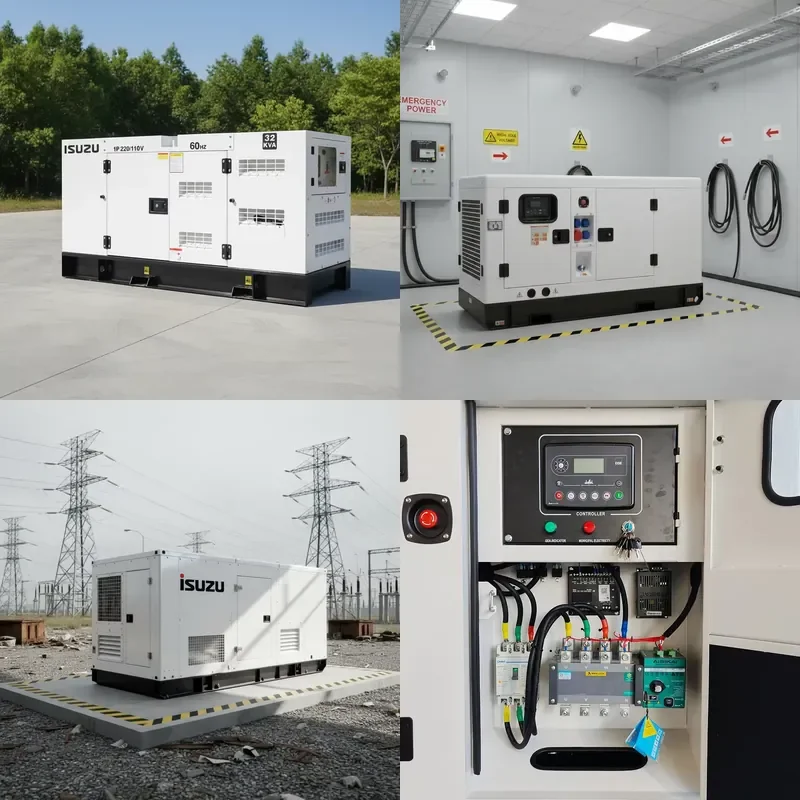 Intelligent Generator Weichai Engines 20kva 25kva 30kva 40kw 50kva Silent Generator Power Plant Price