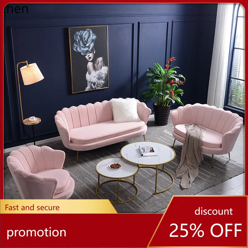 HXL Single Sofa Simple Clothing Store Sofa Living Room Lazy Sofa