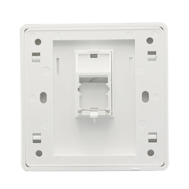 One Gang Wall Socket Panel Faceplate Blank Frame Insert For 1 Port Internet CAT6 RJ45 LAN Phone Keystone