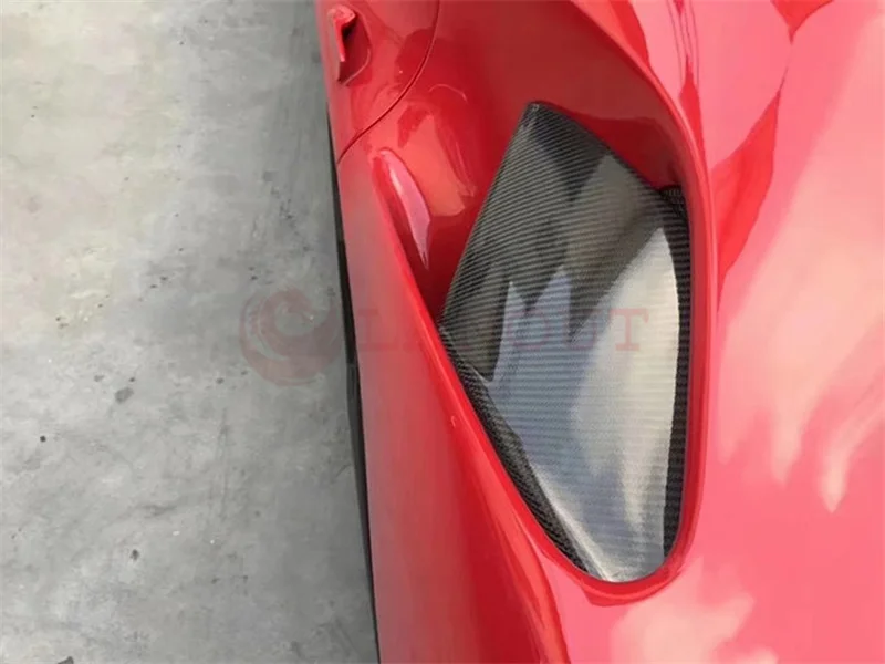 Novit Style Side Vent forFerrari 488 GTB Spider Dry Carbon Fiber Body Kit