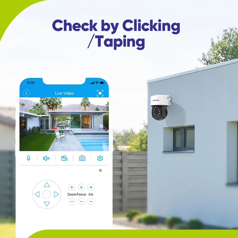 SANNNCE HD 비디오 감시 시스템 키트, 고선명도 불릿 카메라, 3.6mm 렌즈, 2MP, 4CH, 8CH, 1080N, 비디오 레코더, 2 개, 4 개, 1080P