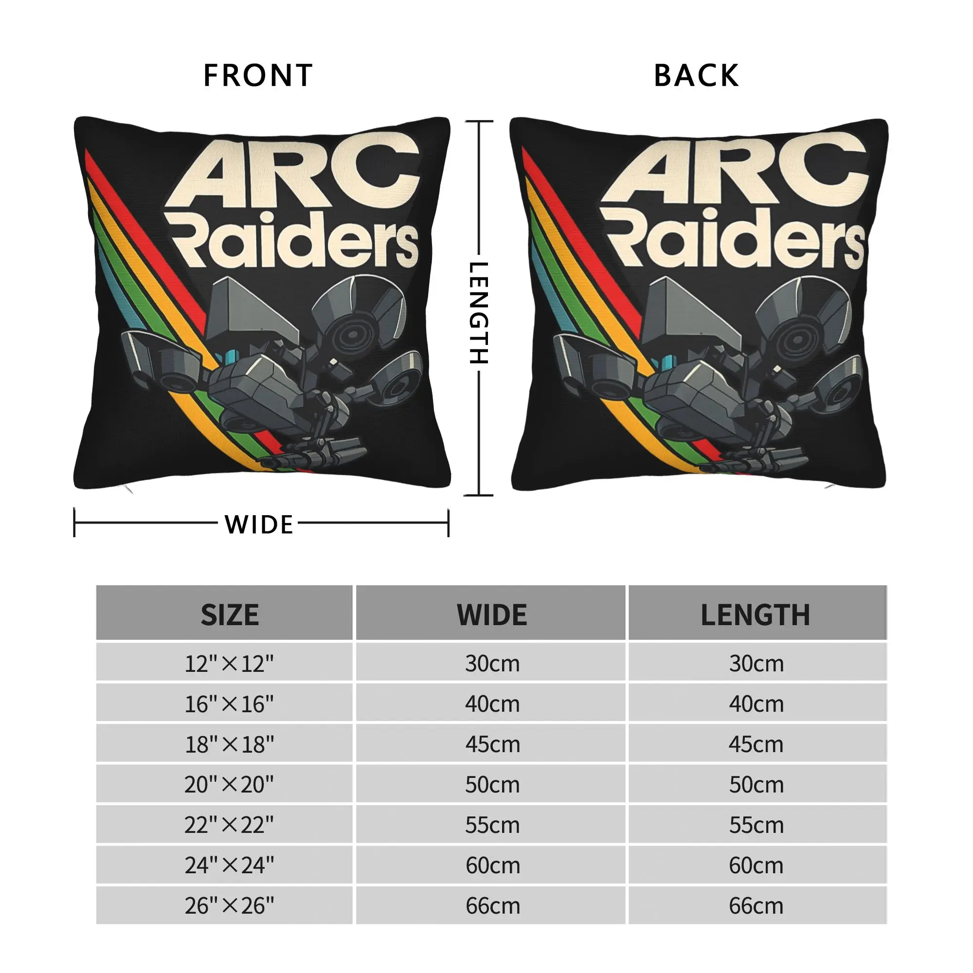 Character Fanart Inspired By Arc Raiders Pillow Case  Custom Pillow Cover Retro Trendy Cushion Cover For Chair Sofa Home Decor
