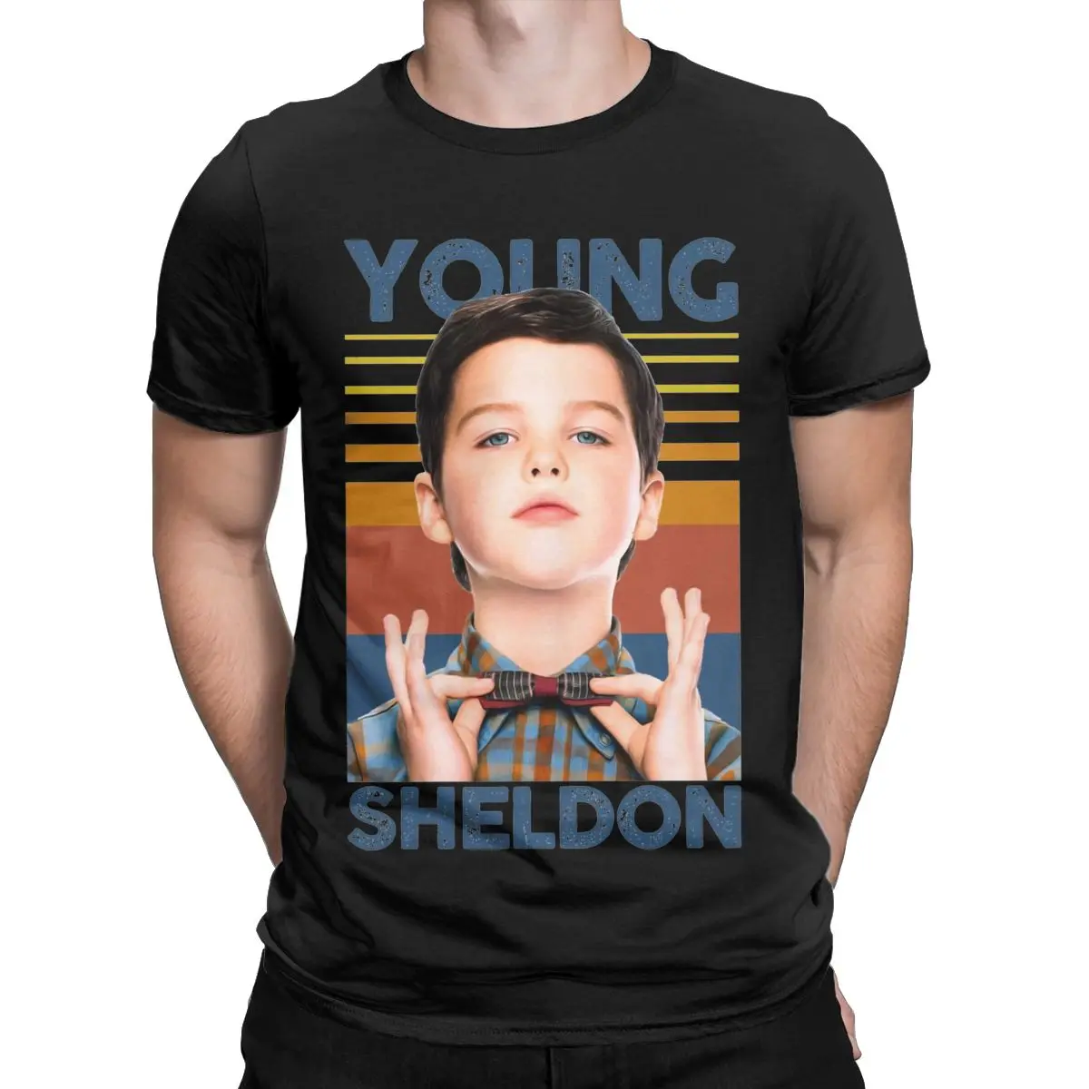 All Seasons Men Women's Young Sheldon Funny Comedy Shirt Merch Vintage 100% Cotton Sheldon Cooper T Shirts Top Tee Clothes