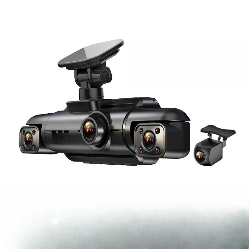 Four lens driving recorder 360 degree panoramic view Sentinel mode parking Ming 24 hour  paddle car free routing