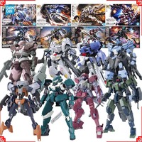 Bandai Gundam Model Kit HG IBO Vidar Geirail Shiden Reginlaze Hugo Astaroth Barbatos 6TH Hyakurem Anime Action Figure Gunpla