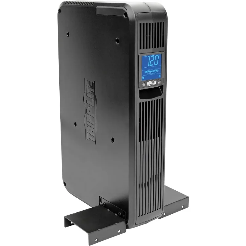 SMART1500LCD 1500VA UPS Smart Battery Backup & Surge Protector, 900W, 8 Outlets, Rack Mount UPS, Tower Mount Adapter