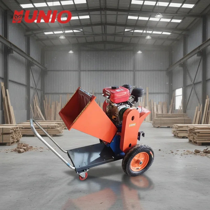 

High Performance New Garden Tools Orchard Appliance Wood Crusher Chipper Machine Mobile Forest Shredder