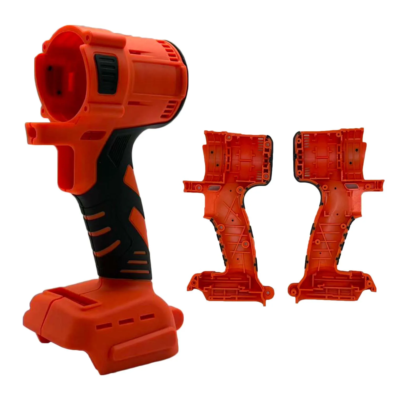Brushless Wrench Body Shell Plastic Case For Dayi Lithium Battery Power Tool Housing Red 204mm DIY Professional Accessories