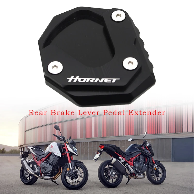 

Motorcycle CNC Aluminum Alloy Foot Side Stand Extension Pad Support Plate Enlarge Stand Fit For Honda CB750 Hornet Accessories