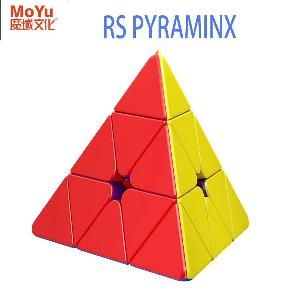 MOYU RS Pyraminx Magnetic Magic Speed Cube Moyu RS M Maglev Professional Fidget Toys RS M Pyramid Cube Cubo Magico Puzzle