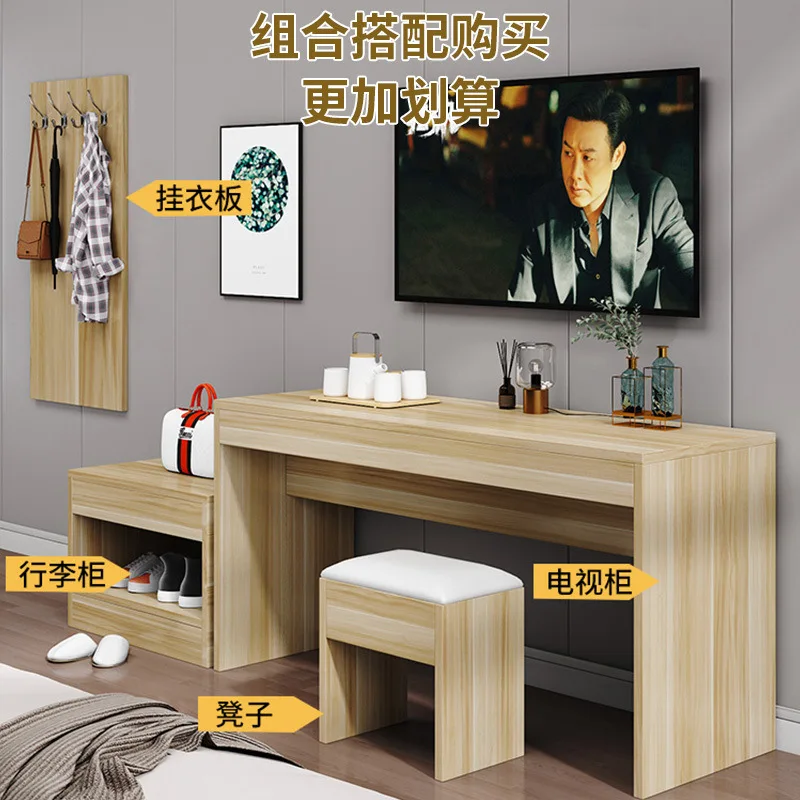 TV cabinet standard room hotel full set hotel luggage room special simple apartment bed and breakfast furniture combination