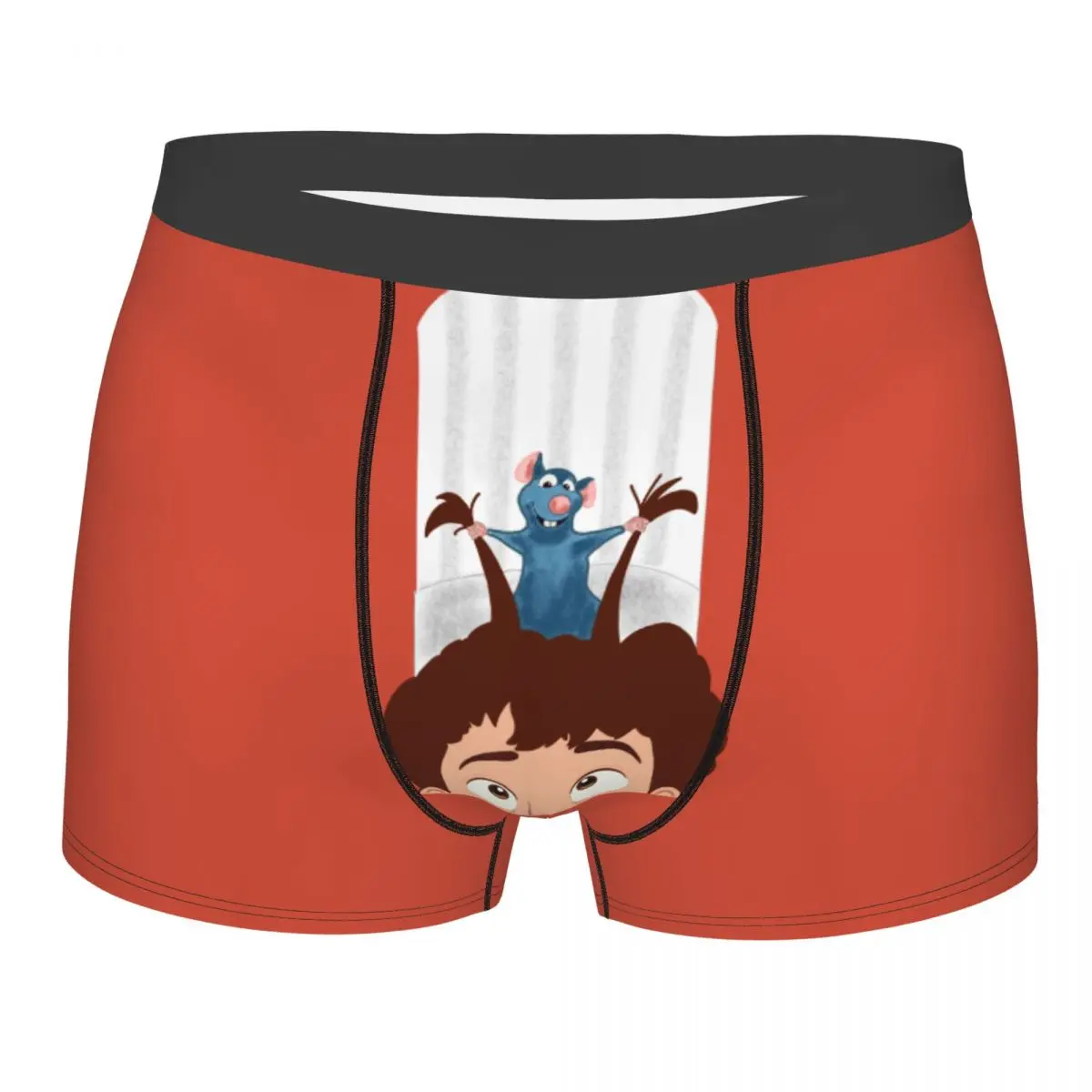 

Custom Funny Ratatouille Remy Animes Boxers Shorts Panties Men's Underpants Stretch Briefs Underwear