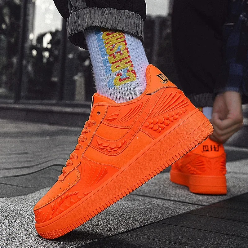 المألوف حجم كبير الرجال أحذية رياضية غير رسمية 2021 الخريف/الشتاء العصرية منخفضة أعلى أحذية بيضاء تنفس المطاط تسولي