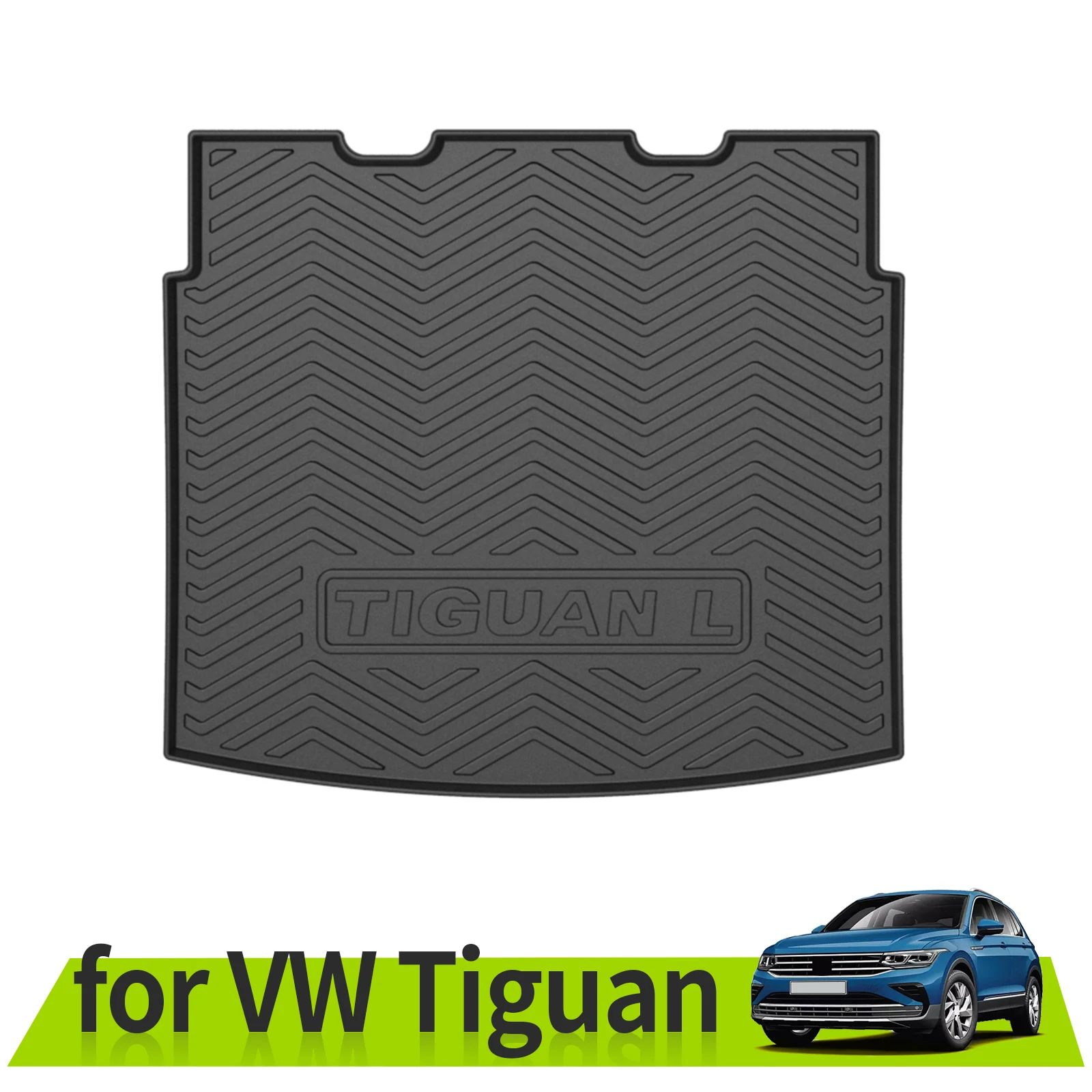 

for VW Tiguan 2017-2023 Trunk Backrest Pad TPE Car Floor Mats