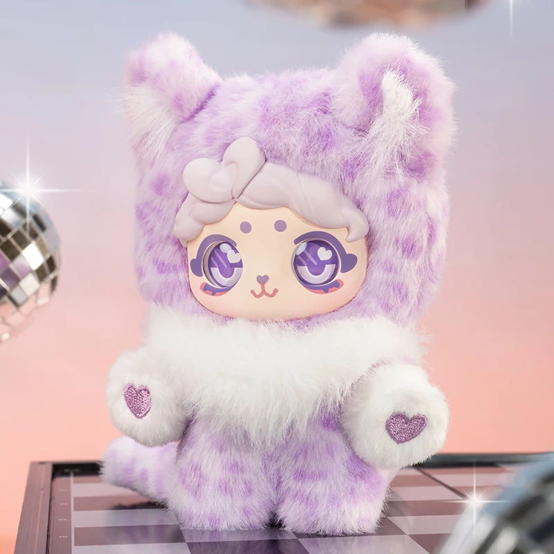 Pengpeng Pawsection Cute Evil Group Series Blind Box Kawaii Doll Hanger Cartoon Desktop Decor Mystery Box Girl Surprise Gift