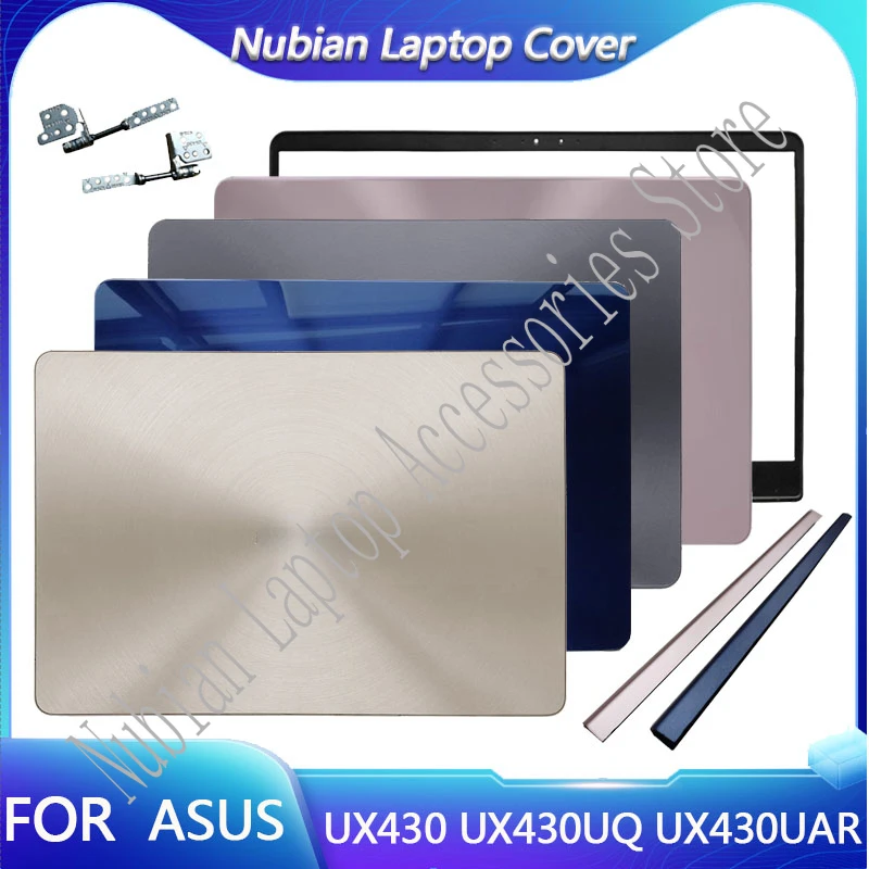 New Original Laptop Case For ASUS UX430 UX430UQ UX430UAR U4100UQ U4100U LCD Back Cover Front Bezel Hinges Cover Case 14 inch