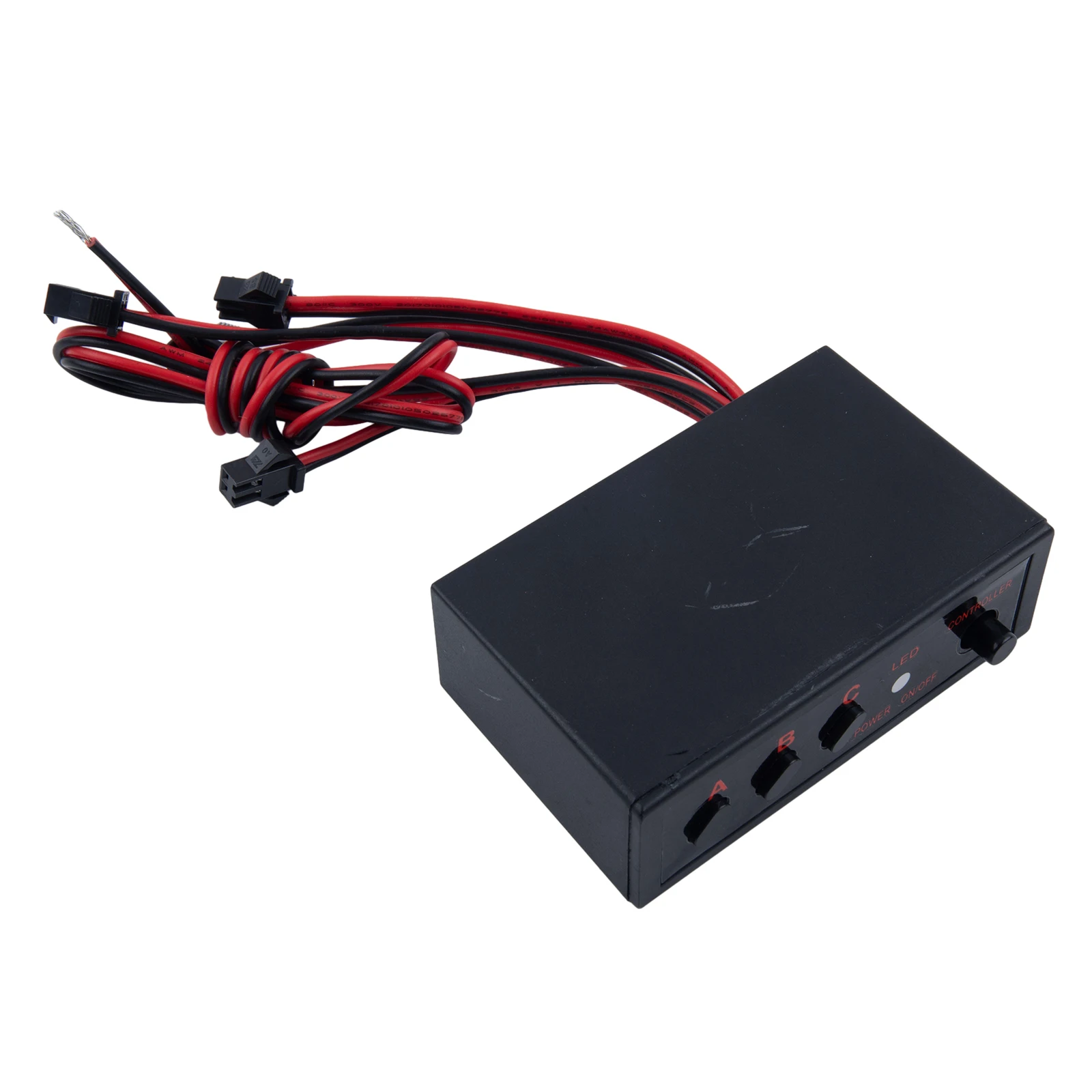 12V 4 Ways LED Strobe Flash Light Controller Box with 3 Flashing Modes for Car Truck LED Lights Easy Install Lightweight Casing