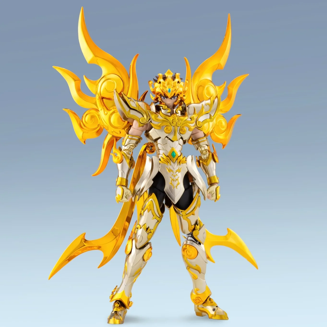 

Toypoint Saint Seiya Myth Cloth Soul of God SOG EX Leo Aiolia And Totem Anime Action Figure Model Toys