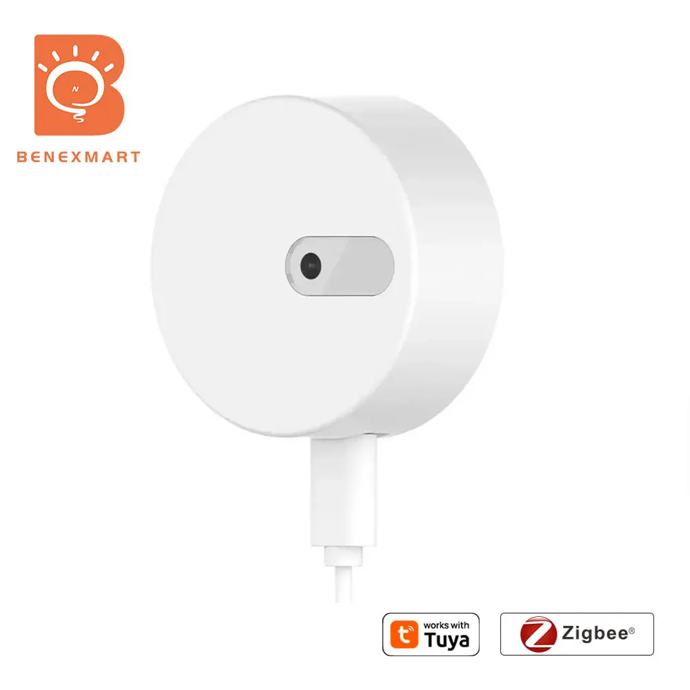 

Zigbee Human Presence Sensor Built-in Light Sensor Home Security Detector Radar Wave Sensor Smart Motion Detector Work with Tuya