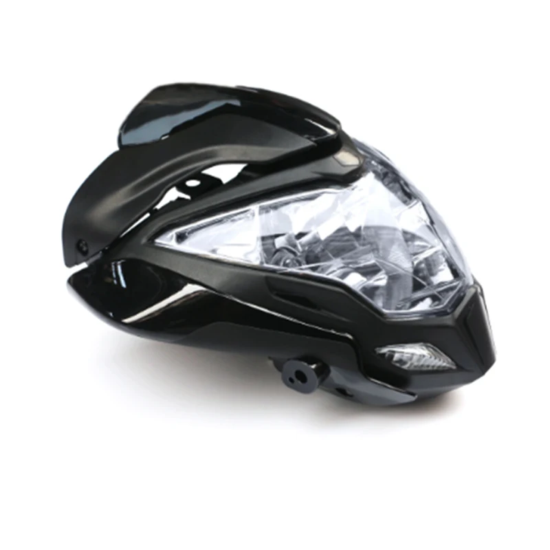 Faro Delantero para Motocicleta BAJAJ PULSAR 150 200, Conjunto de Faro con Carenado, Accesorios para Motocicleta PULSAR150 PULSAR200