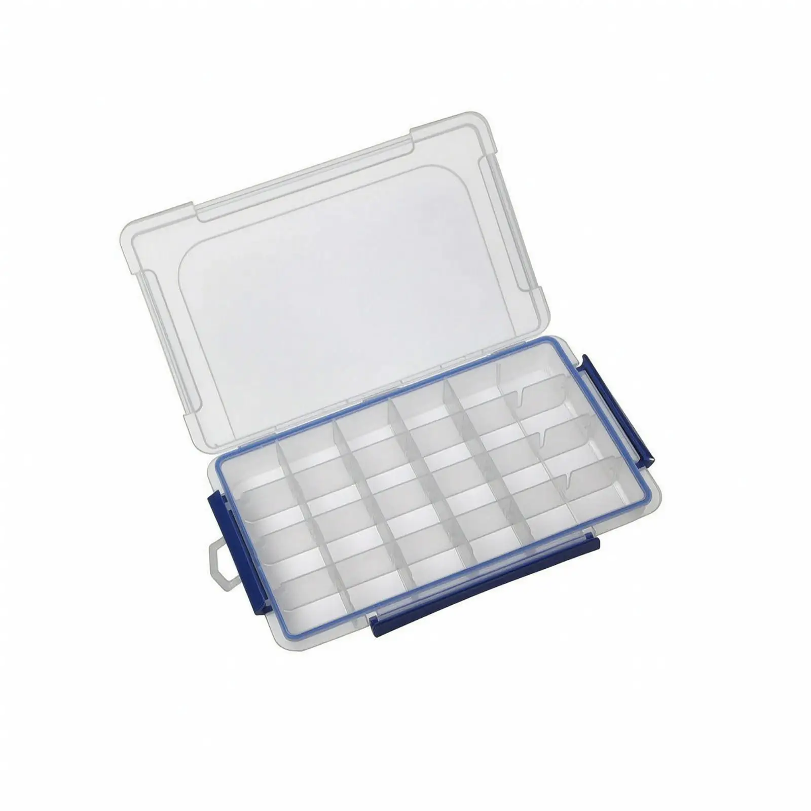 Small Parts Organizer Locking Container Transparent for Workshop