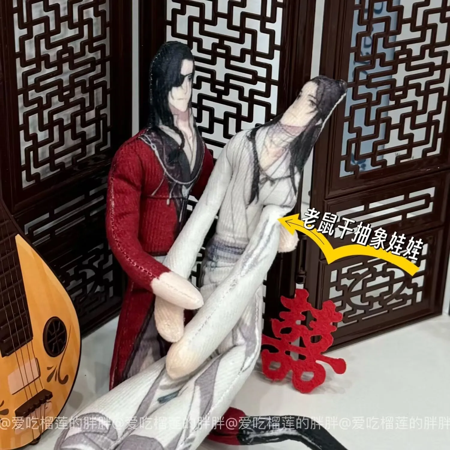 بركات بيستوز السماوية الرسمية، دمى تجريدية جافة من فلاور سيتي شيه ليان ماوس، مع الأطراف والهياكل العظمية التي يمكن وضعها #3