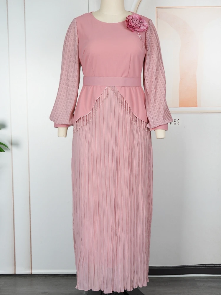 

African Dresses For Women Elegant Wedding Muslim Fashion Abayas Dashiki Robe Kaftan Long Maxi Dress Turkish Africa 2025 New