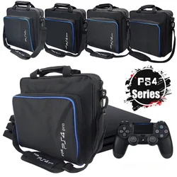 PS4 Pro Slim Game Sytem Travel Bag Canvas Case Protect Shoulder Carry Bag Handbag for PS4 Console and Accessories