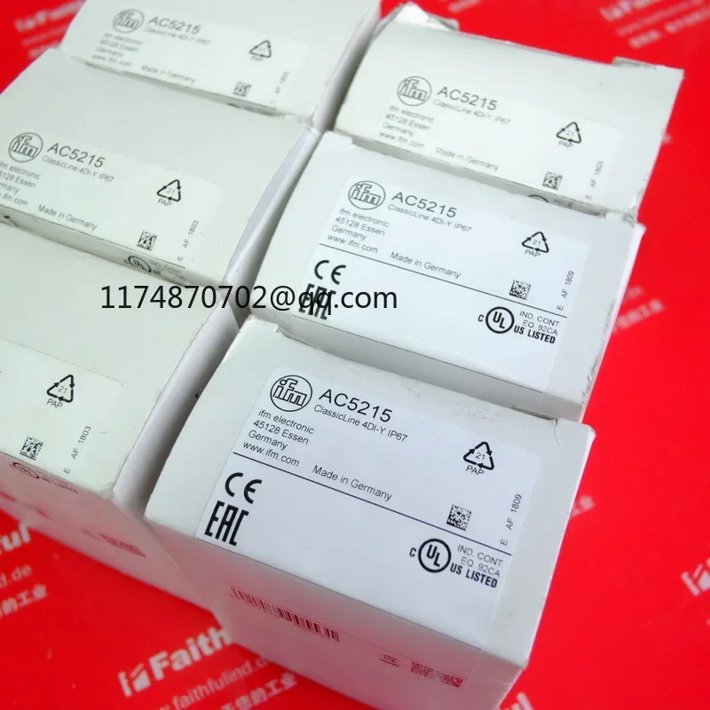 

IFM AC5215 ClassicLine 4DI-Y IP67 sensor 100% new and original