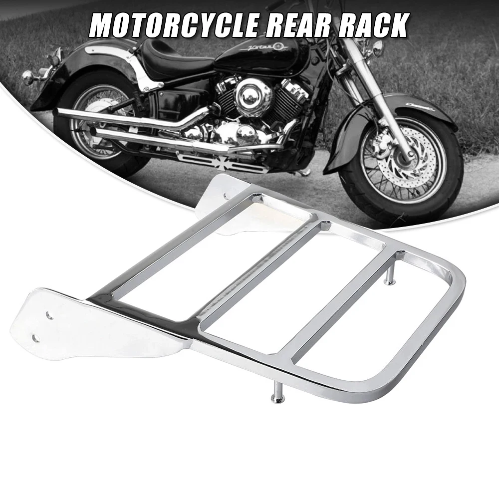 Factory Direct Sales - Rear Rack for Yamaha Dragstar 650 Custom 1997-2011 Chrome-plated Rear Backrest Luggage Rack/seat Bracket.