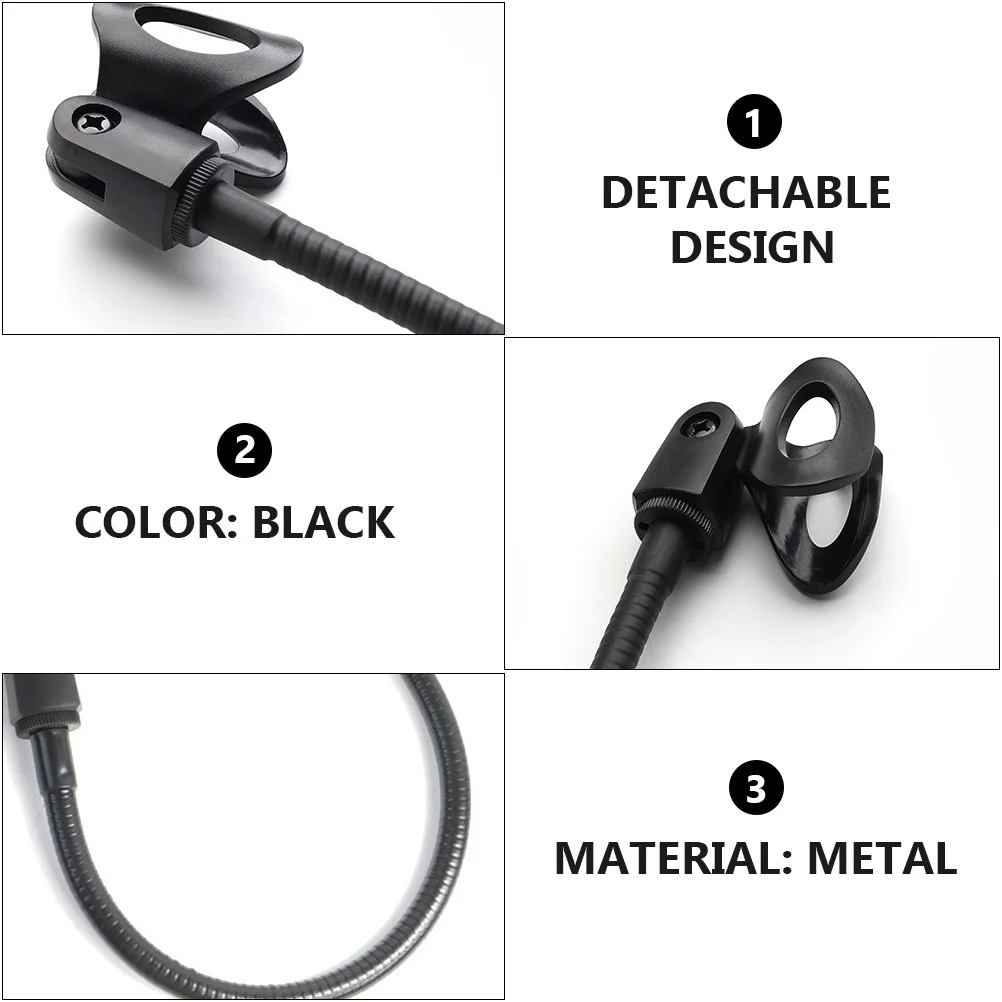 

2Pcs Microphone Universal Holder C type Clips Adjustable 360 C Type Microphone Clips Degree Portable Storage Rack