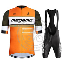 2025 Megamo Bicycle Clothing Men New Summer Road Bike Wear Racing Clothes Breathable Cycling Jersey Set Ropa Maillot Ciclismo