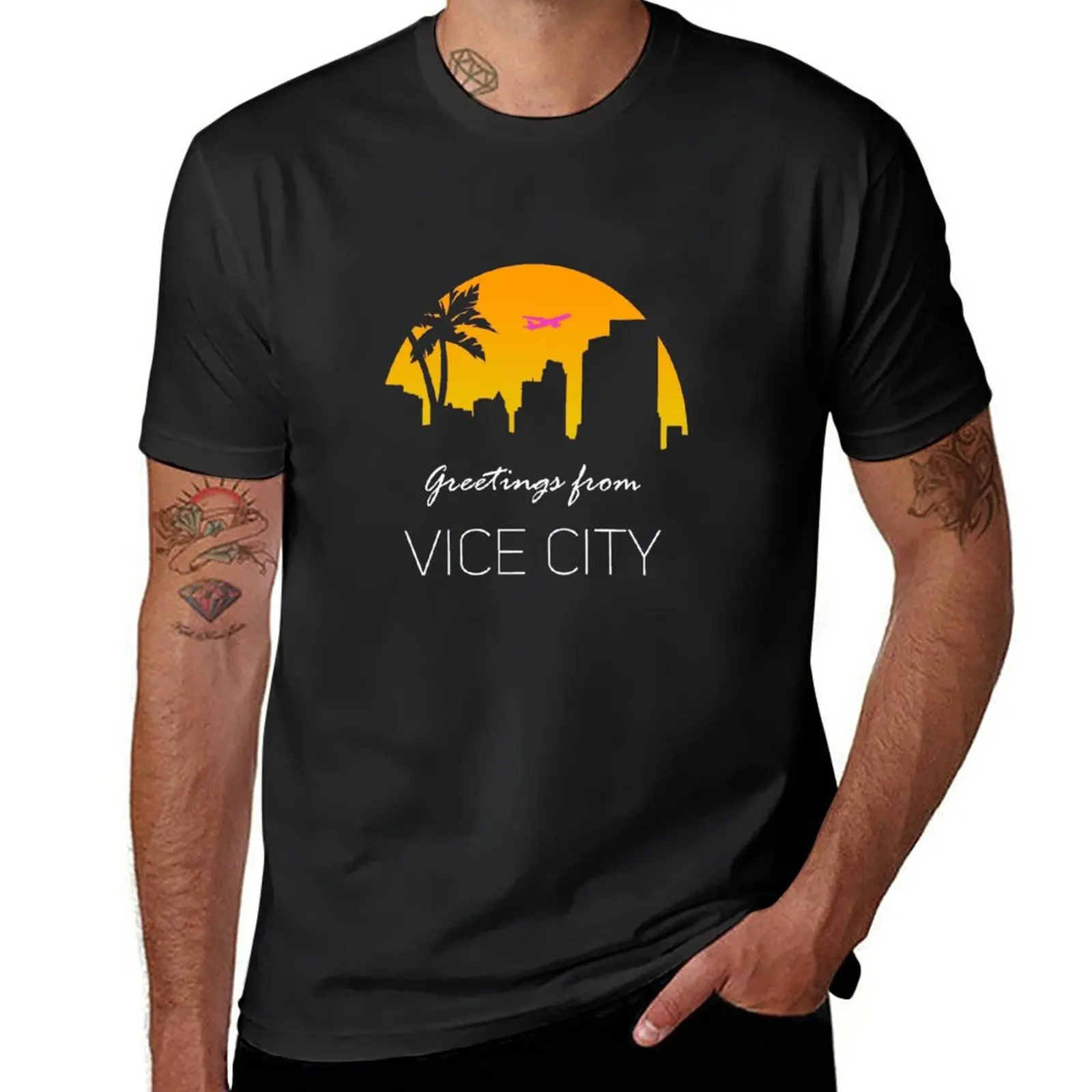 

Summer and Vice City T-Shirt cute tops vintage clothes shirts graphic tees mens tall t shirts