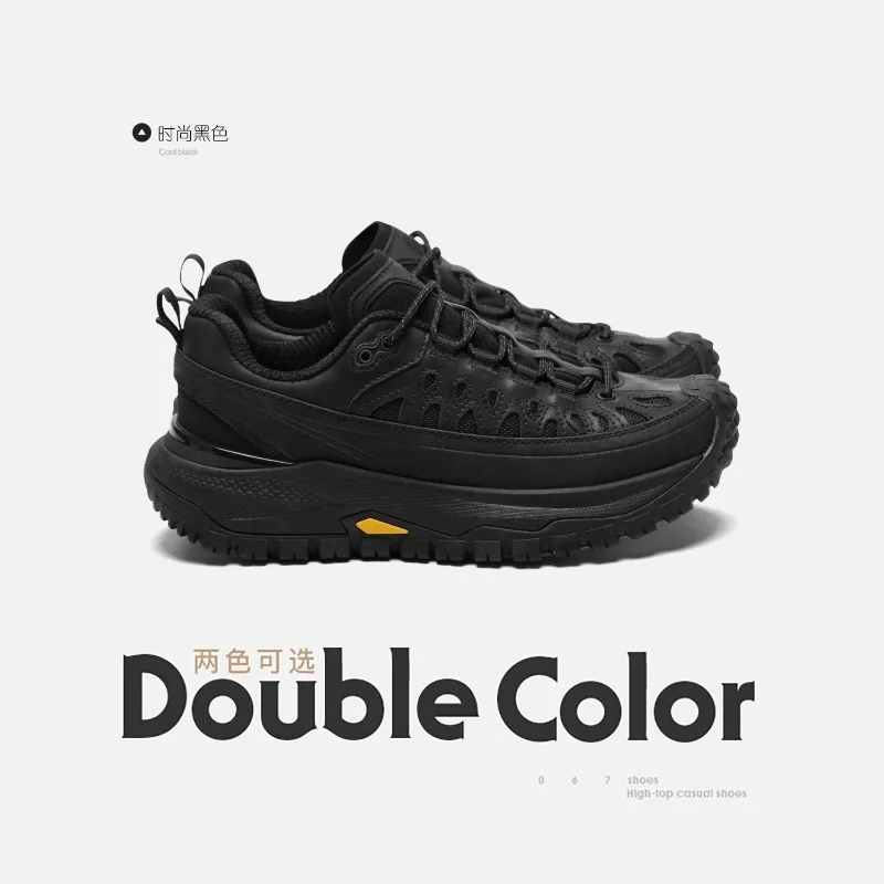 

2025 Hot Sale Trail Running Shoes Men Black Red Gym Outdoor Shoes Mens Top Quality Walking Sneakers Sports and Leisure Shoe