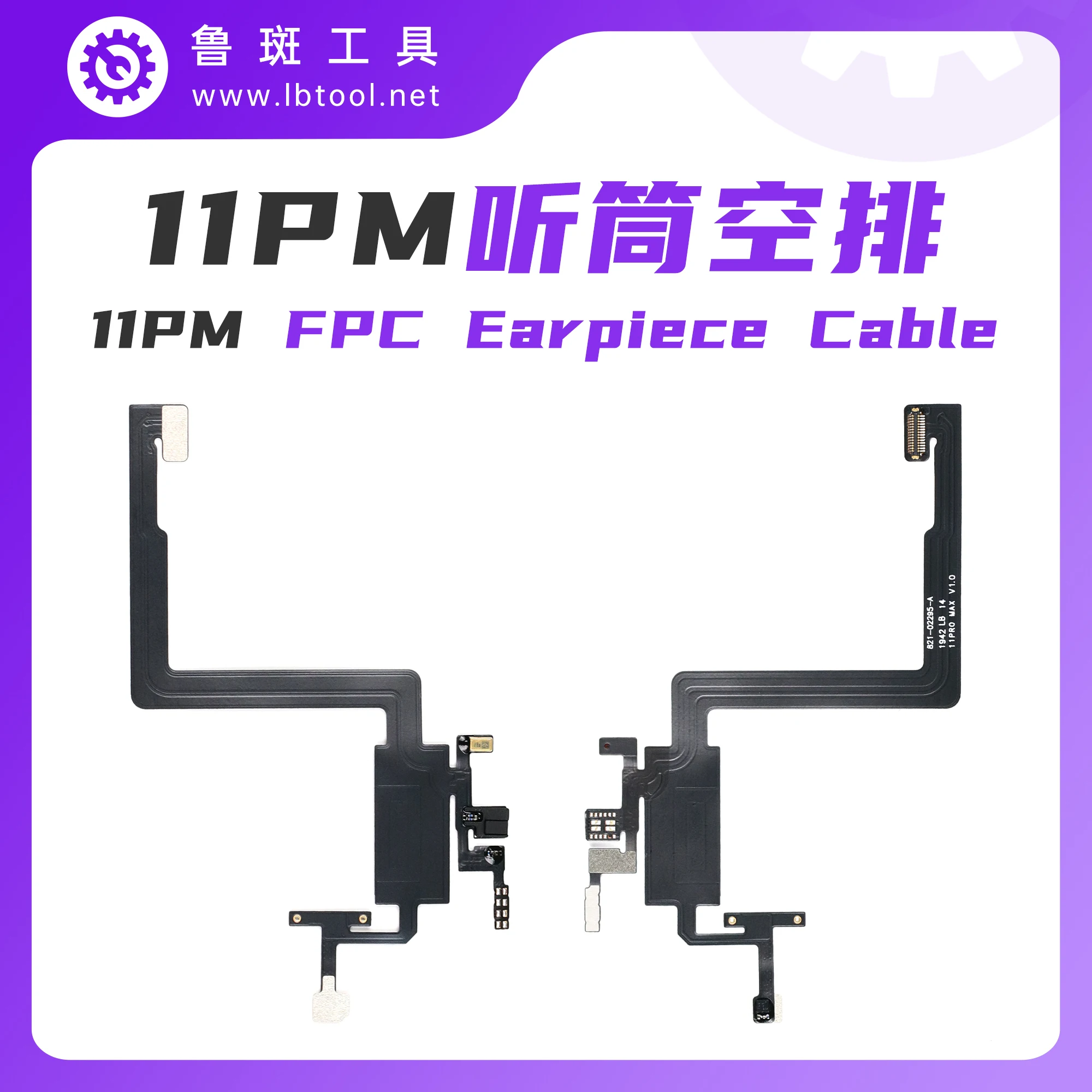 Luban Earpiece Empty Cable Earphone Speaker Flex Cable for iPhone X XS 11 12 13 14 15 Pro max Repair Face Recognition function