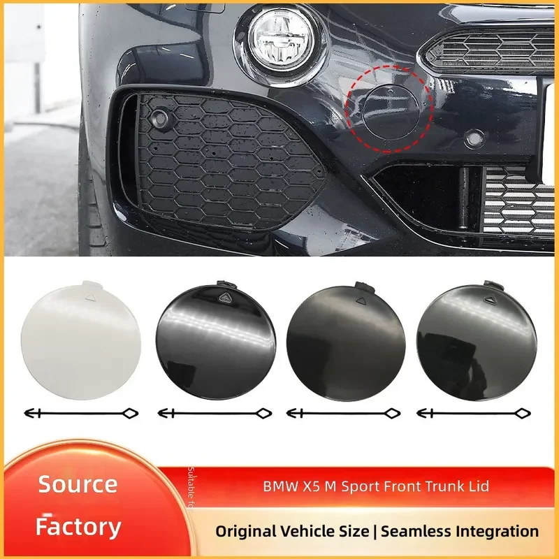 For BMW X5 F15 M Sport Front Bumper Trailer Tow Hook Cover 51118060131