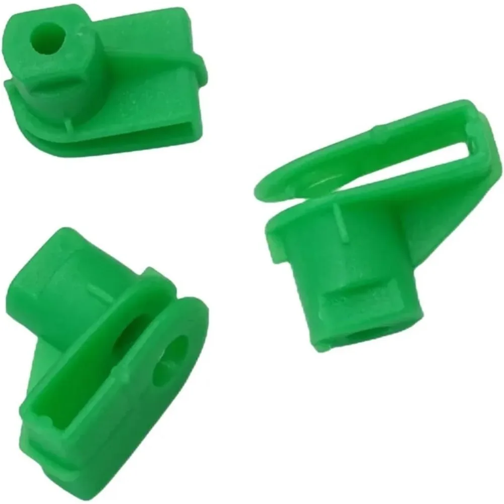 100Pcs Green/Red Plastic Bumper Clips Wing Mounting Grommet Nuts Screws Fastener for Audi Ford Focus Opel Vauxhall 1404969