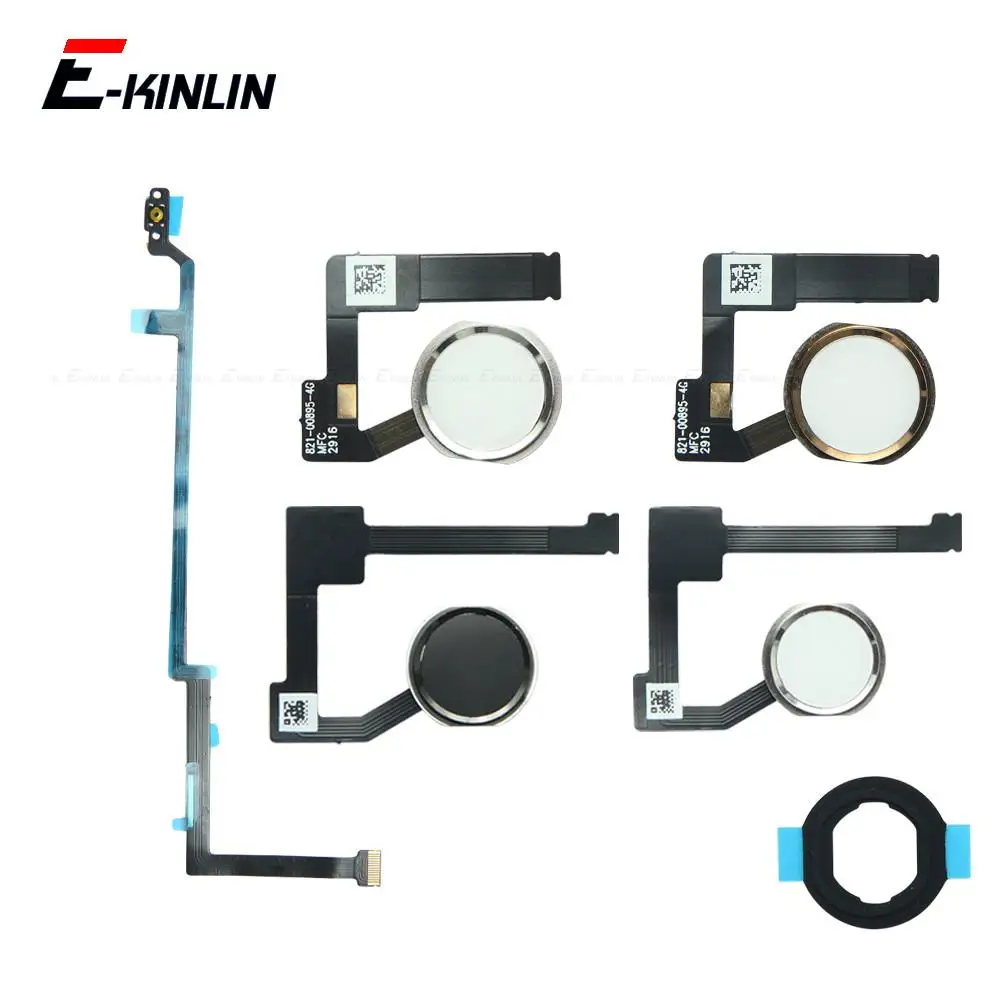 

Home Button Touch ID Fingerprint Connector Sensor Menu Button Connection Flex Cable Ribbon For iPad Air 1 2 3 2019