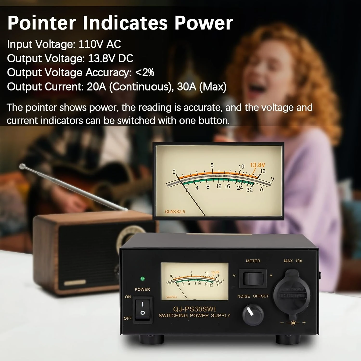

Power Supply for Ham Radio,Regulated Bench Power Supply with Noise Offset,Analog Lab AC to DC Switching Converter,New Popularity