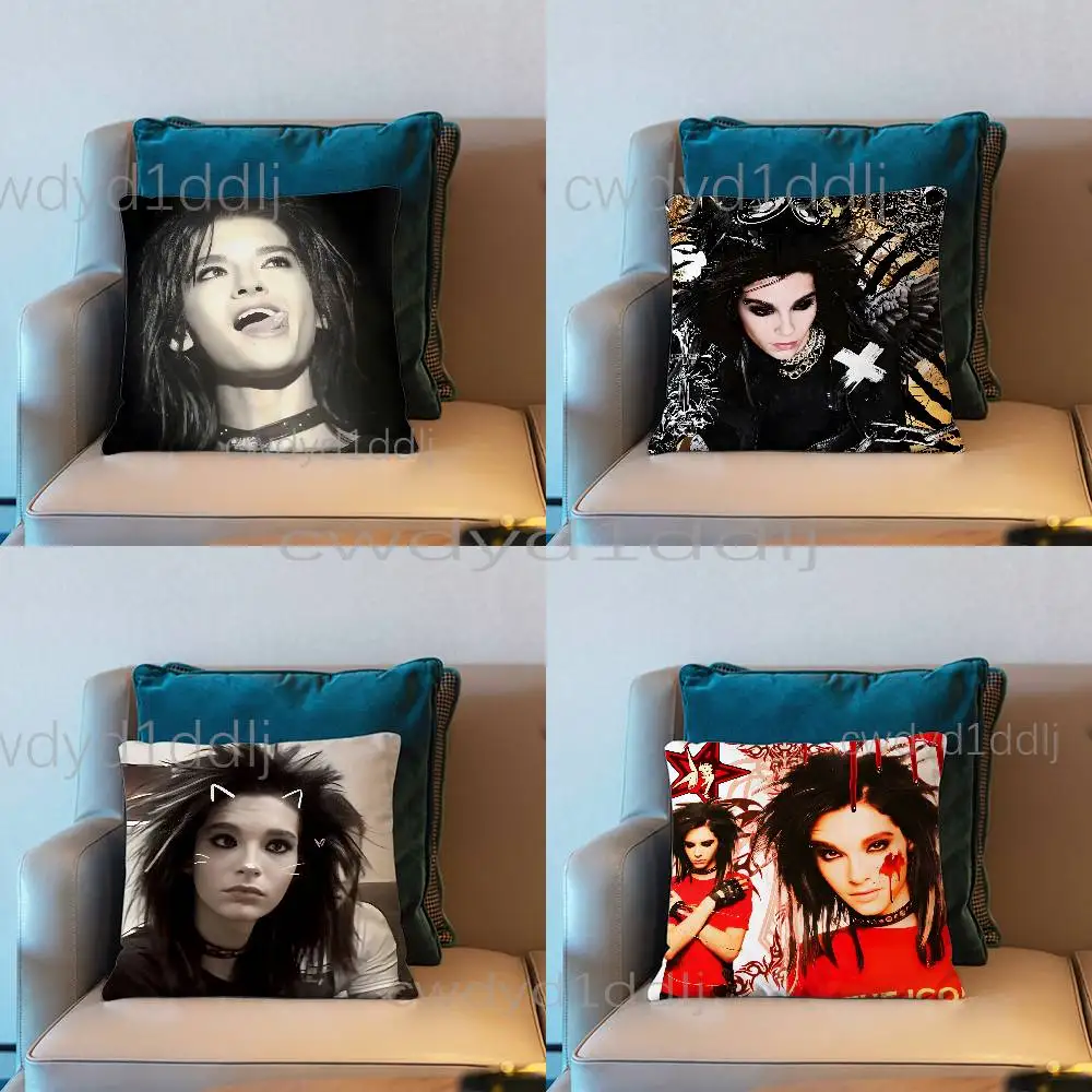

T-Tokio Hotel Band Pillow Case Cover Square Sofa With For Pattern Comfortable Cushion suitable Of Room