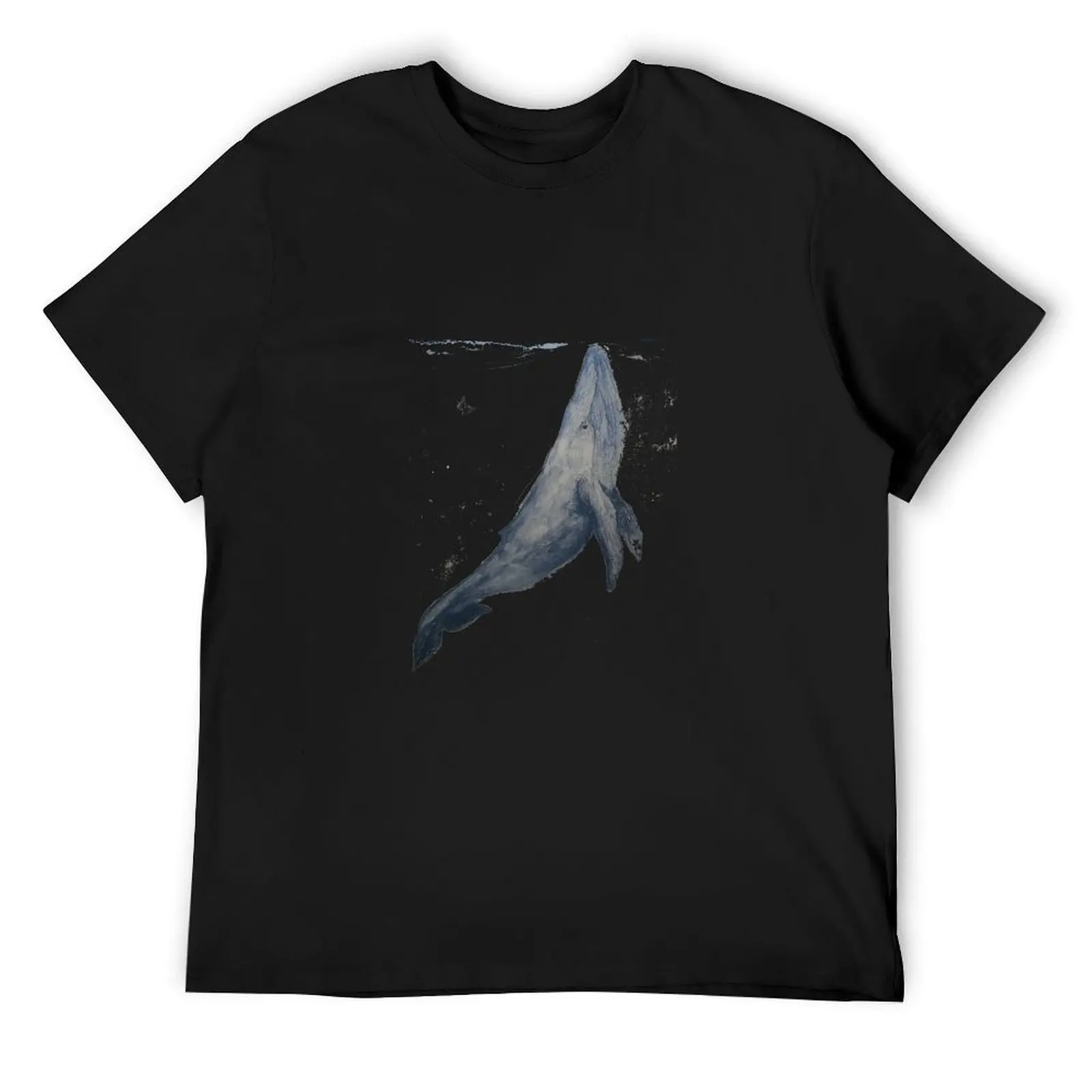 

Watercolour whale T-Shirt vintage graphic tee customizeds plus sizes new edition workout shirts for men