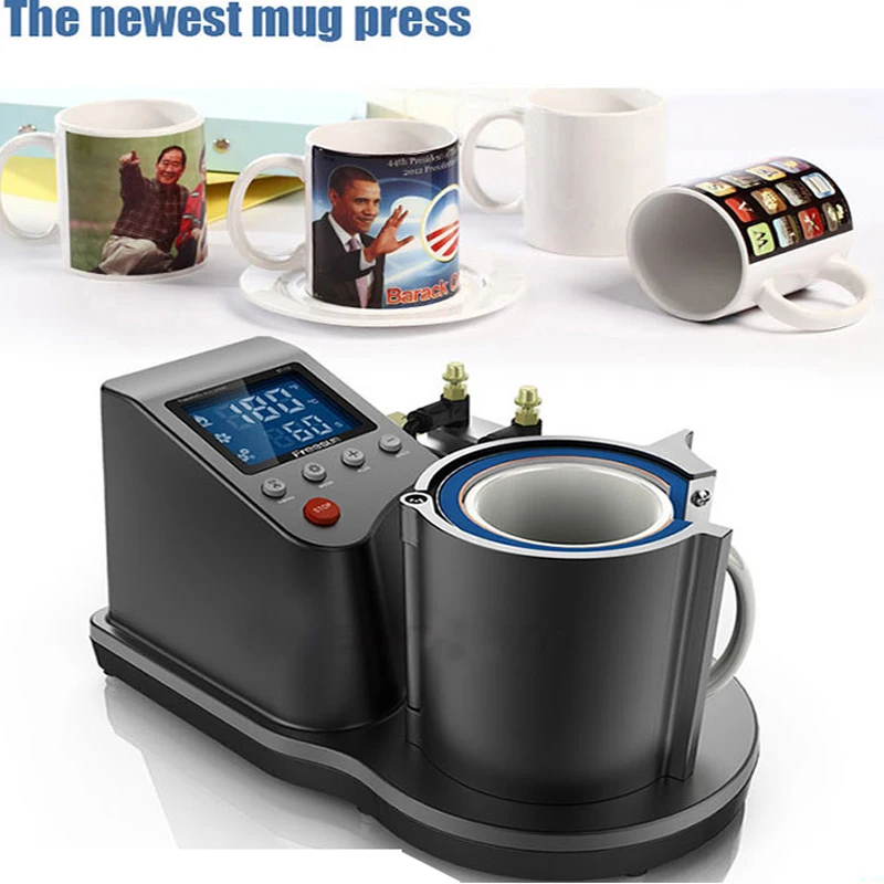 

New Ariival ST-110 Pneumatic Mug Heat Press Machine Sublimation Printer 2D Digital Thermal Mug Printing Machine