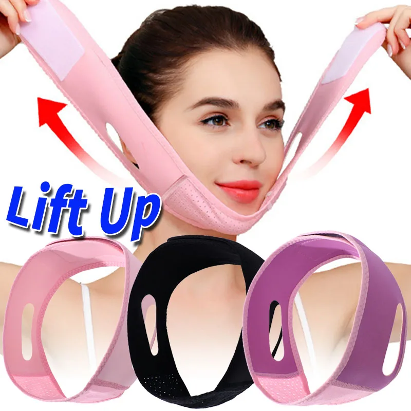 

V Shape Face Firming Mask for Women Facial Lifting Chin Cheek Lift Bandage Slimming Tightening Double Chin Face Skin Care Tools