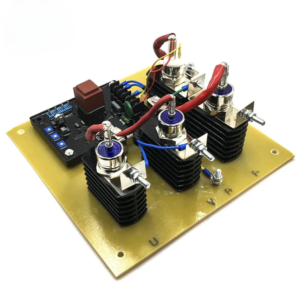

SAVRH-75A brushed generator excitation regulator AVR without secondary winding replacement reactor quick repair plate 100A